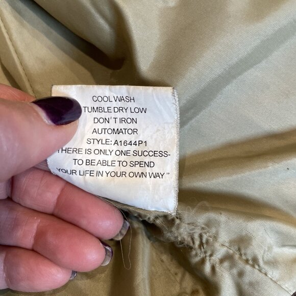 Vintage Volcom Workwear Full Zip Quilted Jacket Men's Large Brown Automator - Picture 11 of 11